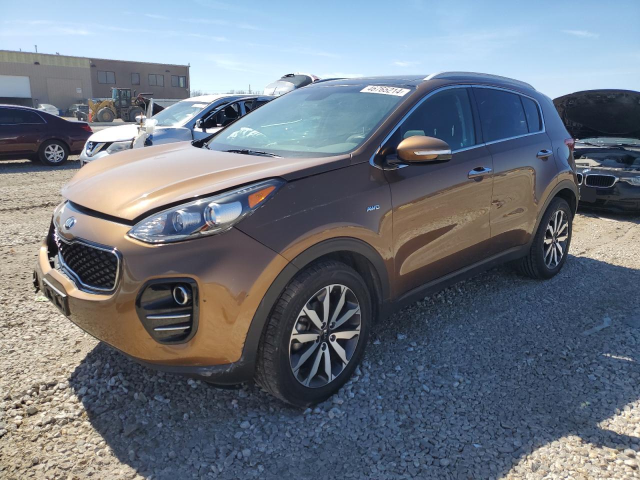 kia sportage 2017 kndpncac9h7235347