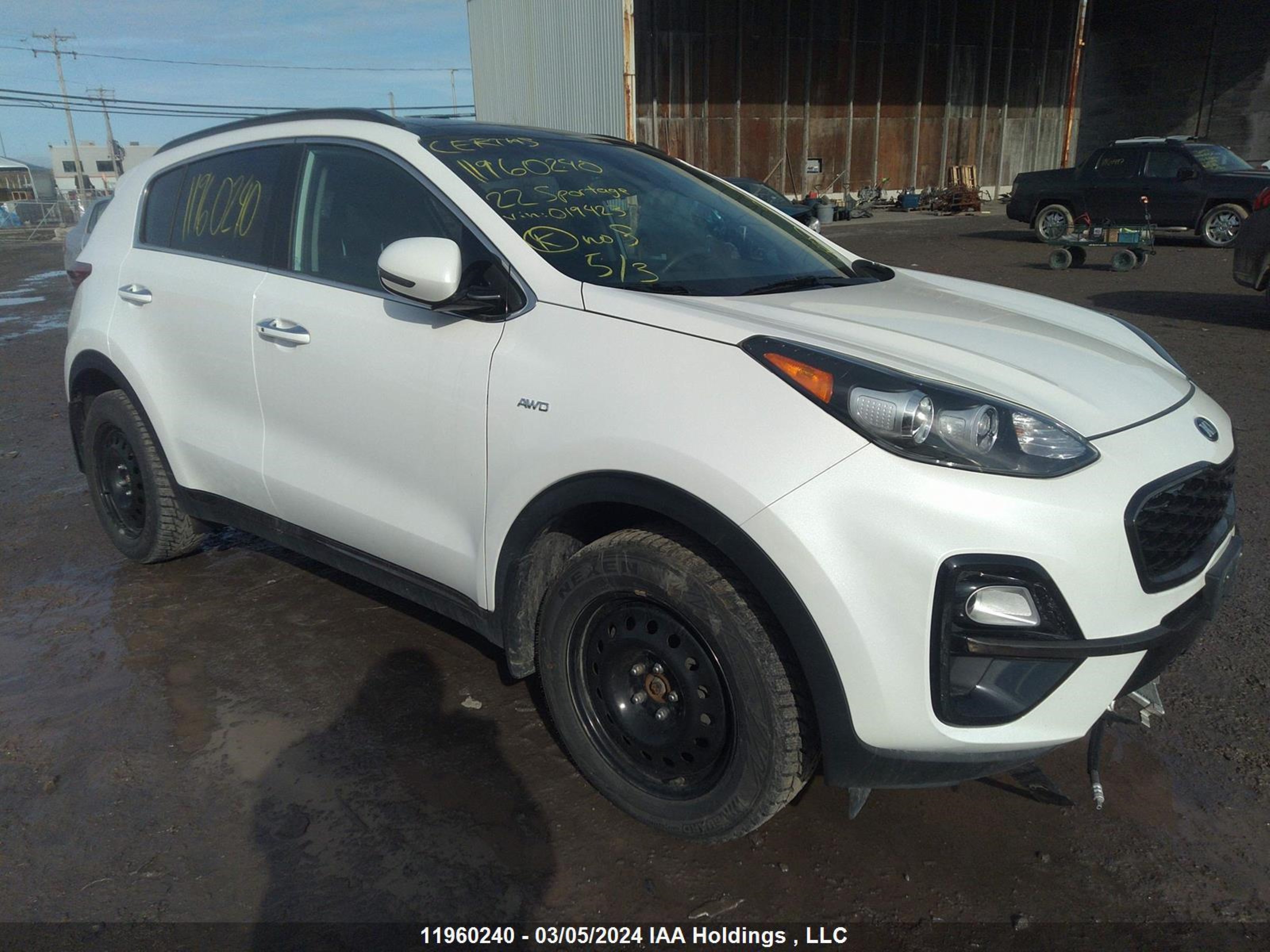 kia sportage 2022 kndpncacxn7019423