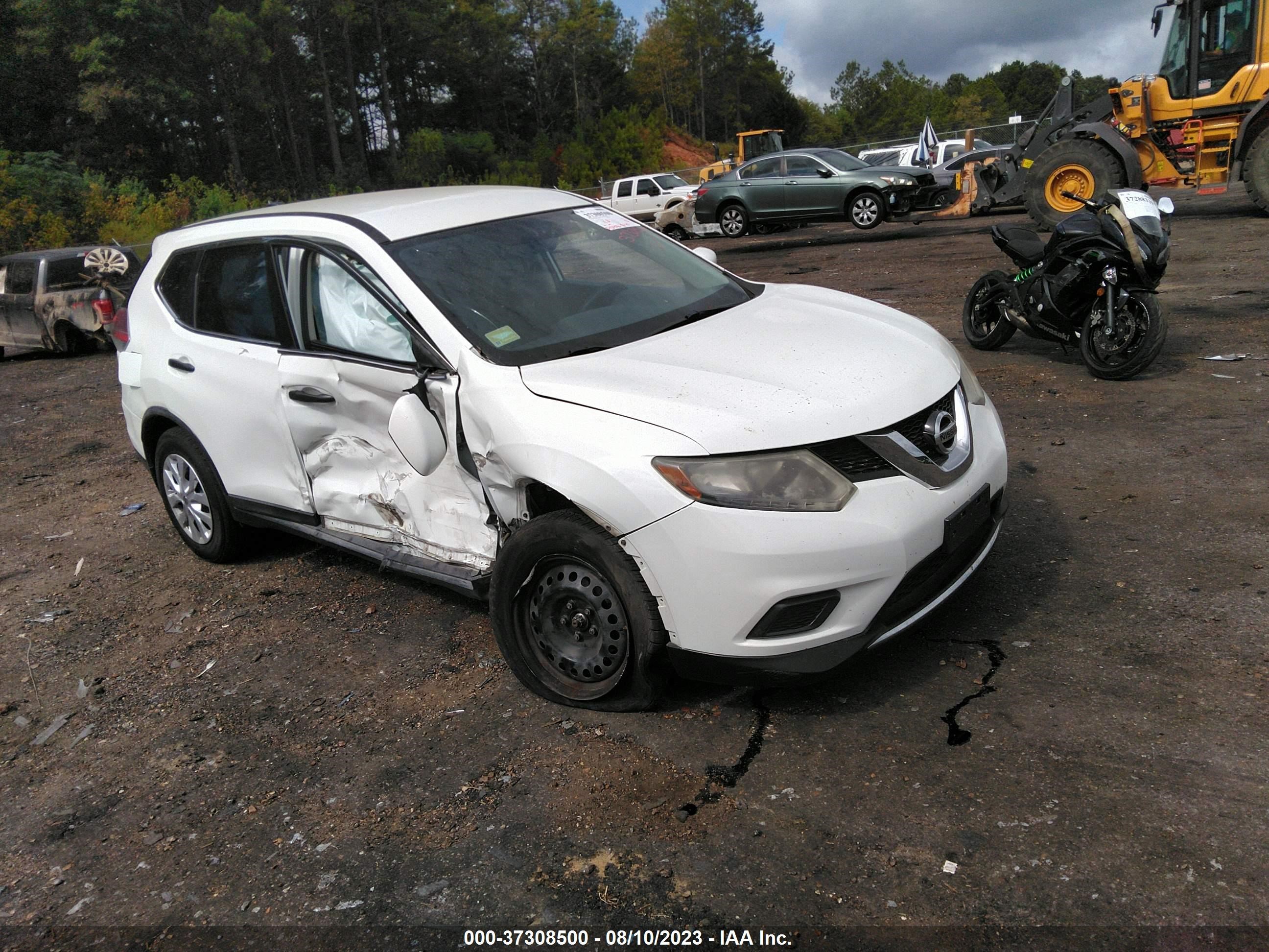 nissan rogue 2016 knmat2mt2gp650087