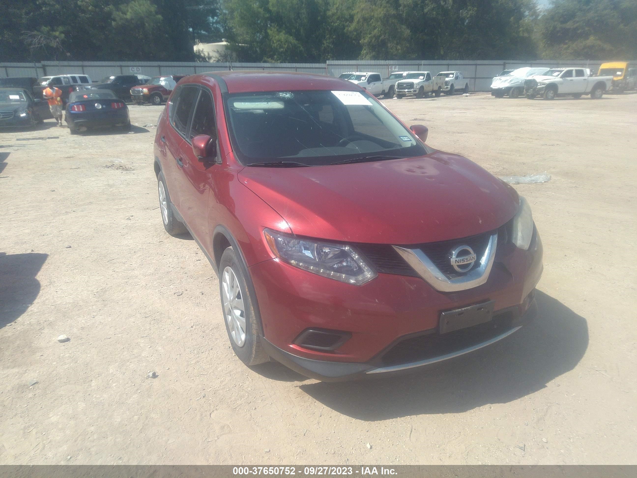 nissan rogue 2016 knmat2mt3gp613727