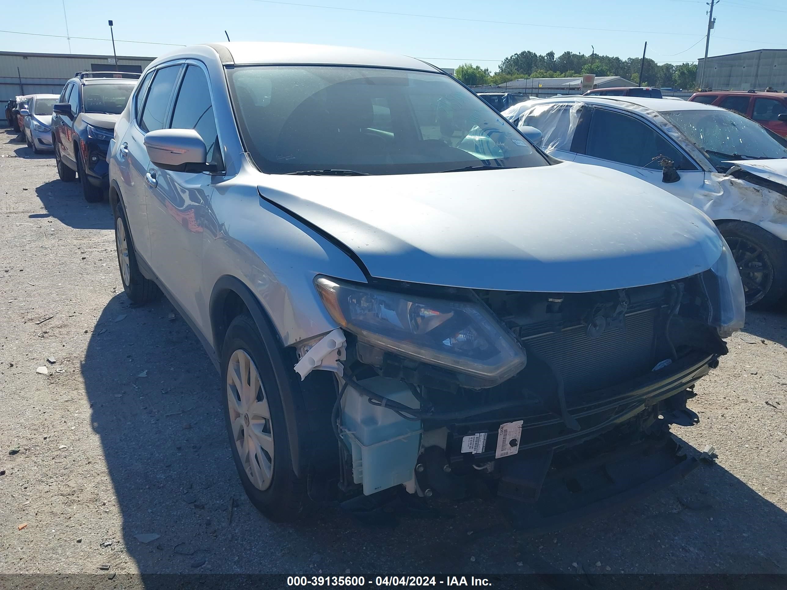 nissan rogue 2015 knmat2mt4fp587296