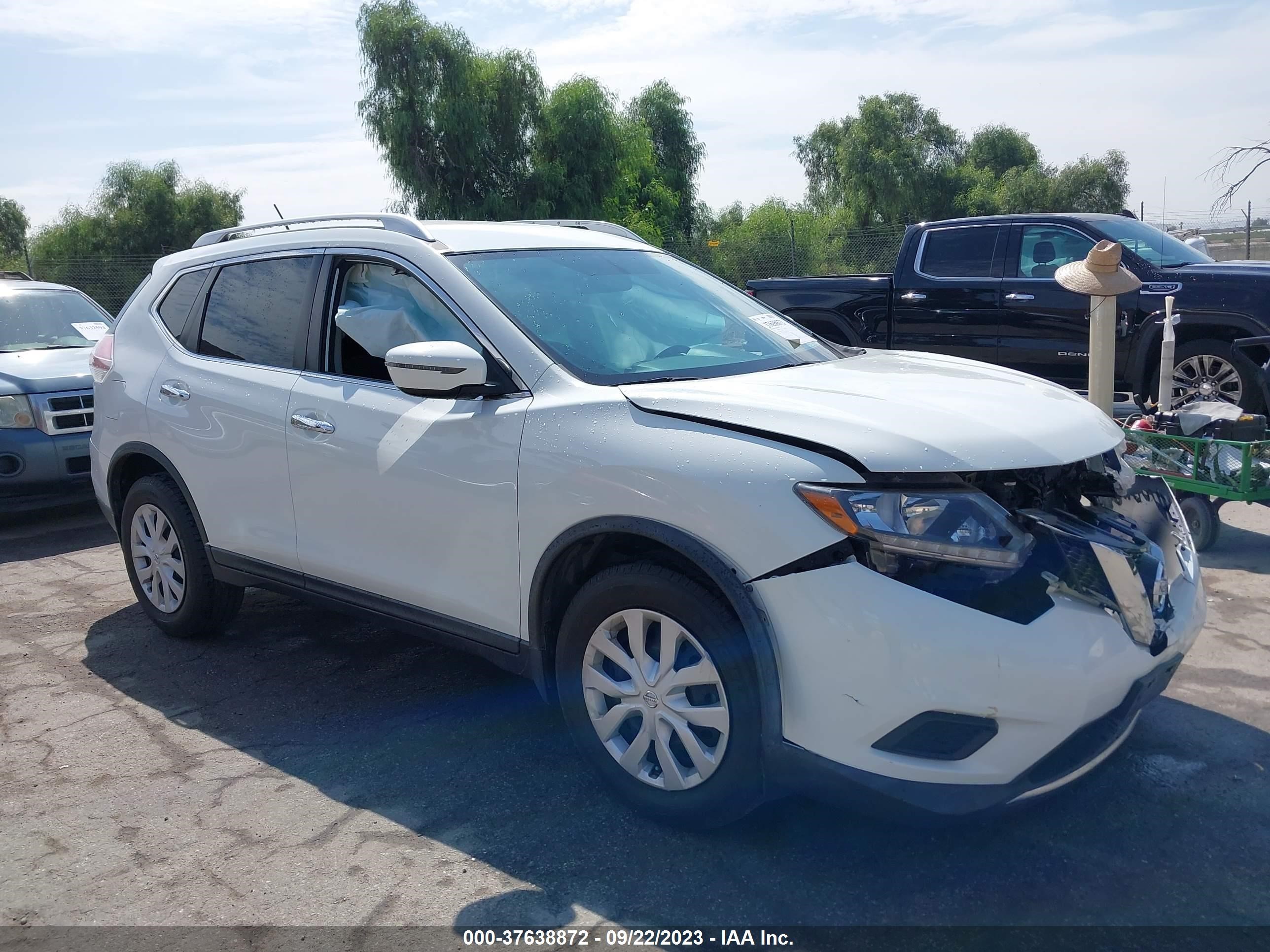 nissan rogue 2016 knmat2mt4gp705879