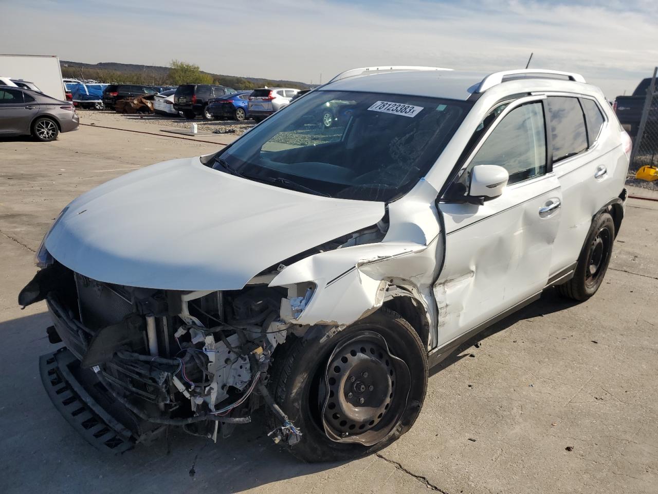 nissan rogue 2016 knmat2mtxgp645719