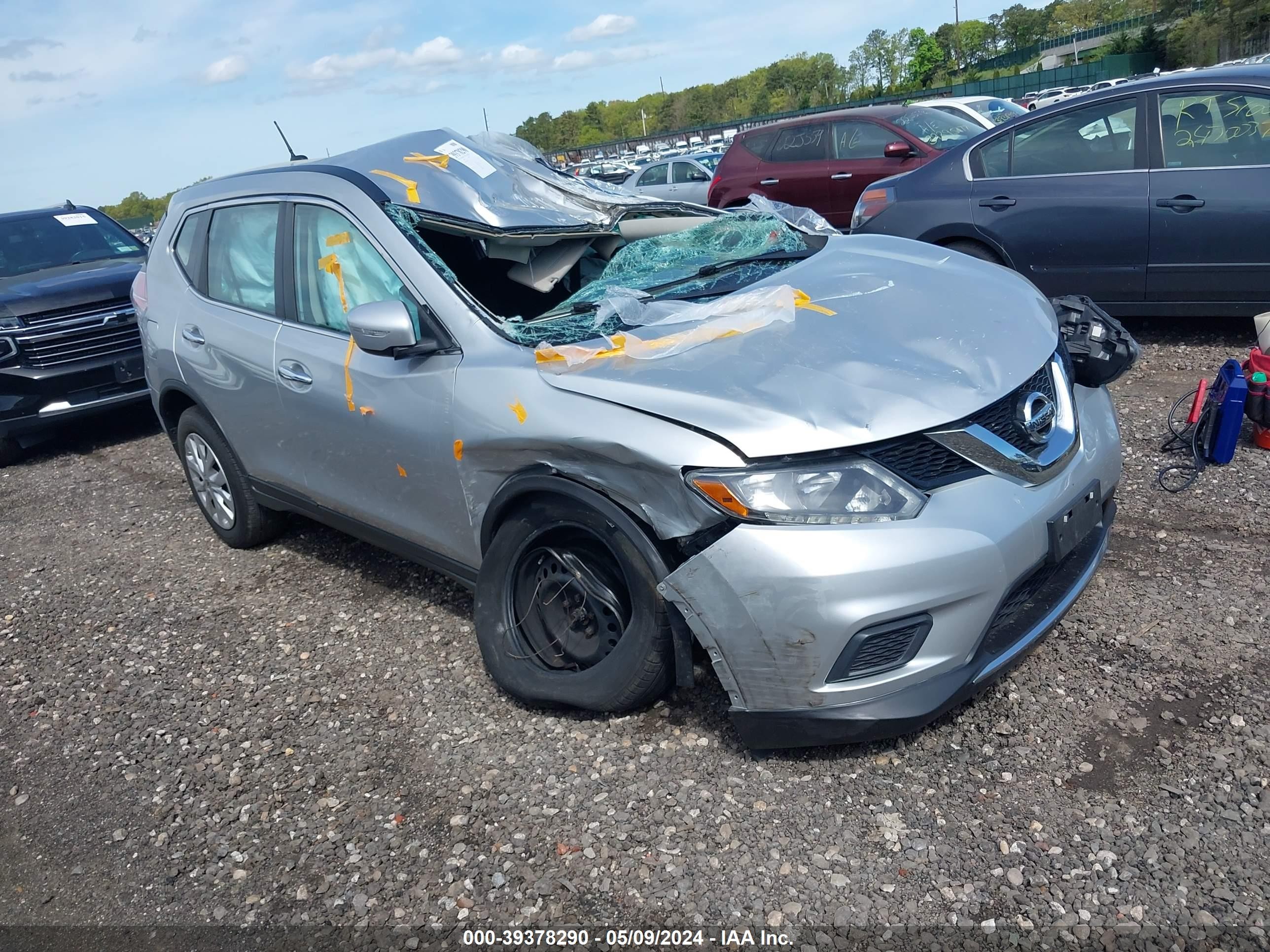 nissan rogue 2015 knmat2mv8fp576500