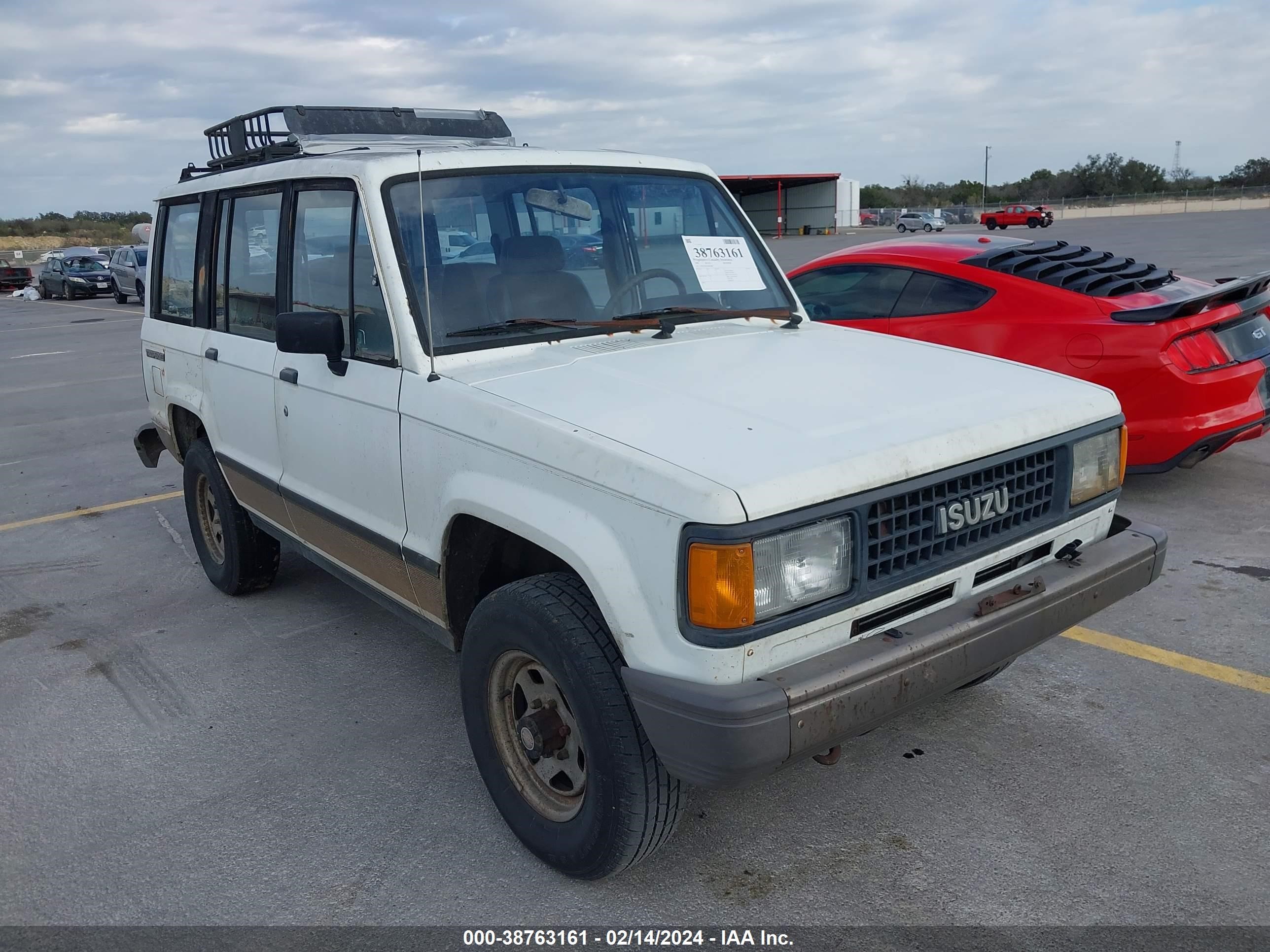 isuzu trooper 1989 lesch58e2k6902803