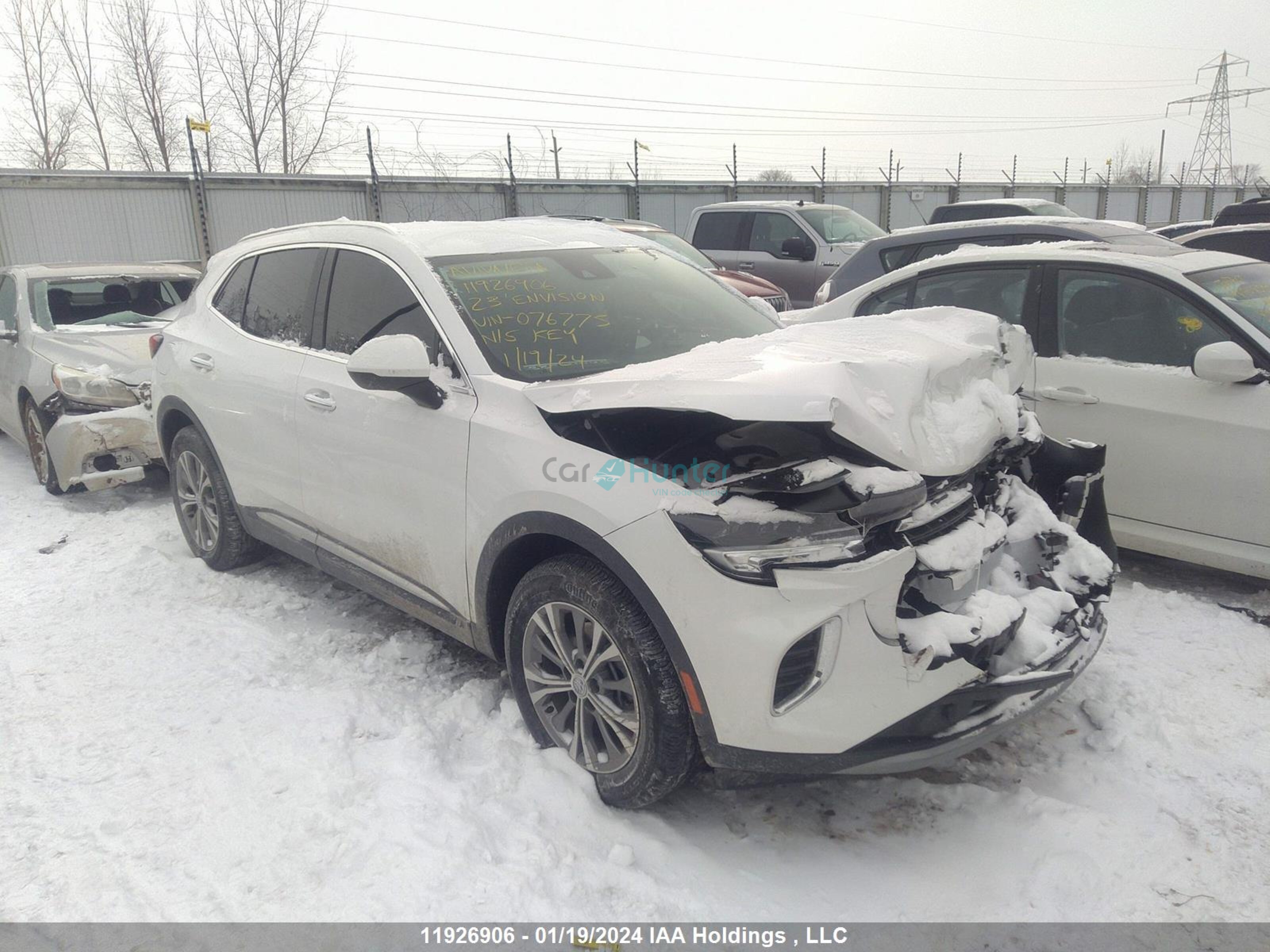 buick envision 2023 lrbfzmr4xpd076775