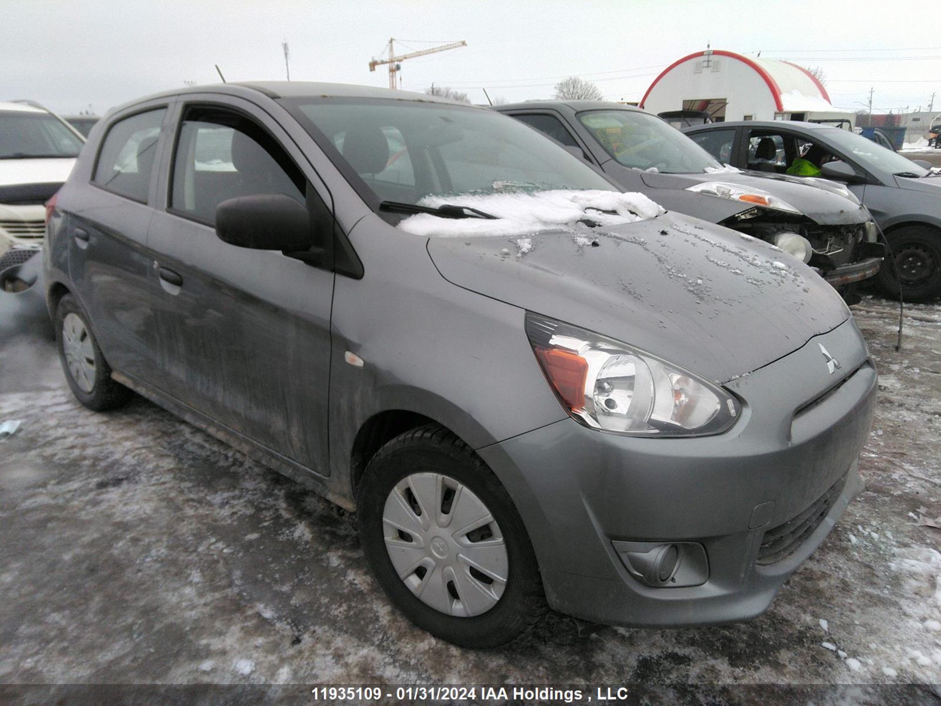 mitsubishi mirage 2015 ml32a3hj0fh038944