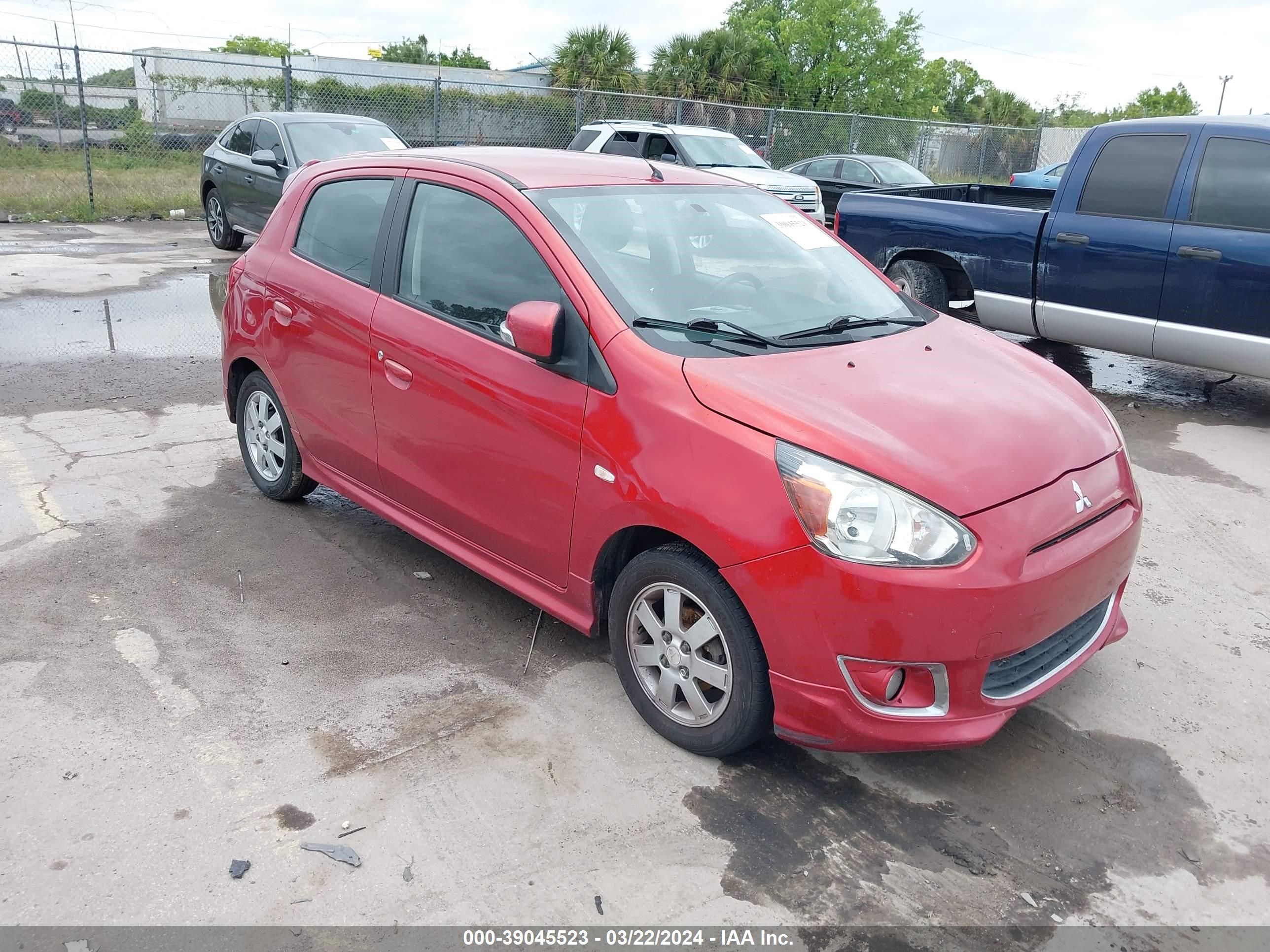 mitsubishi mirage 2014 ml32a4hj0eh003874