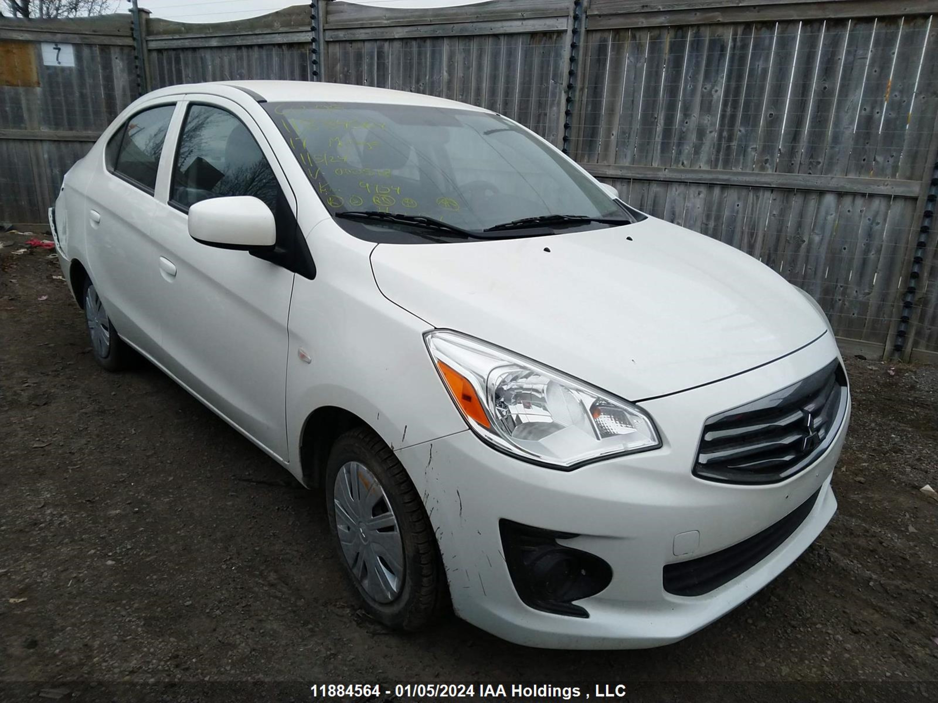 mitsubishi mirage 2017 ml32f3fj3hh000518