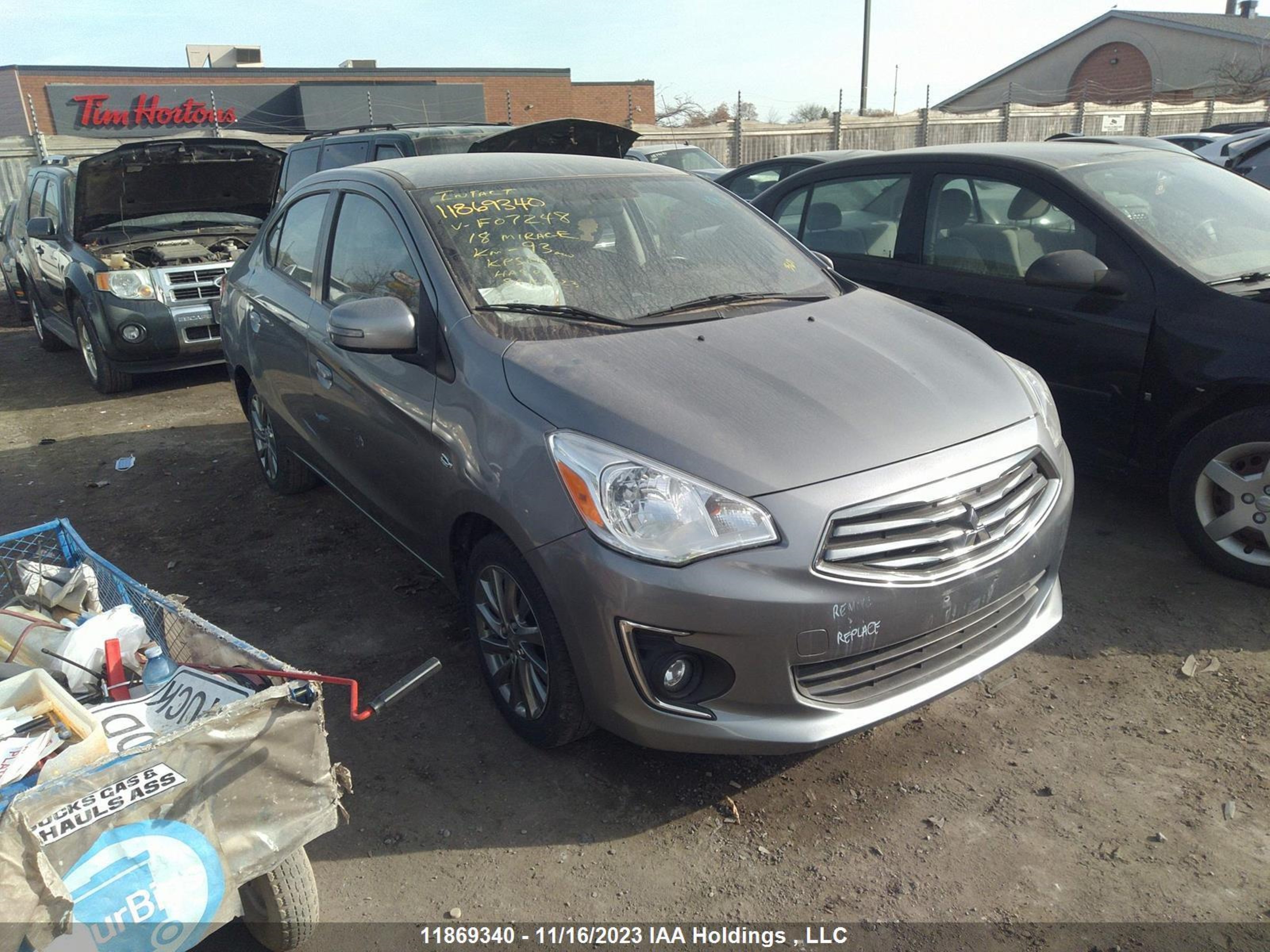 mitsubishi mirage 2018 ml32f4fj6jhf07248