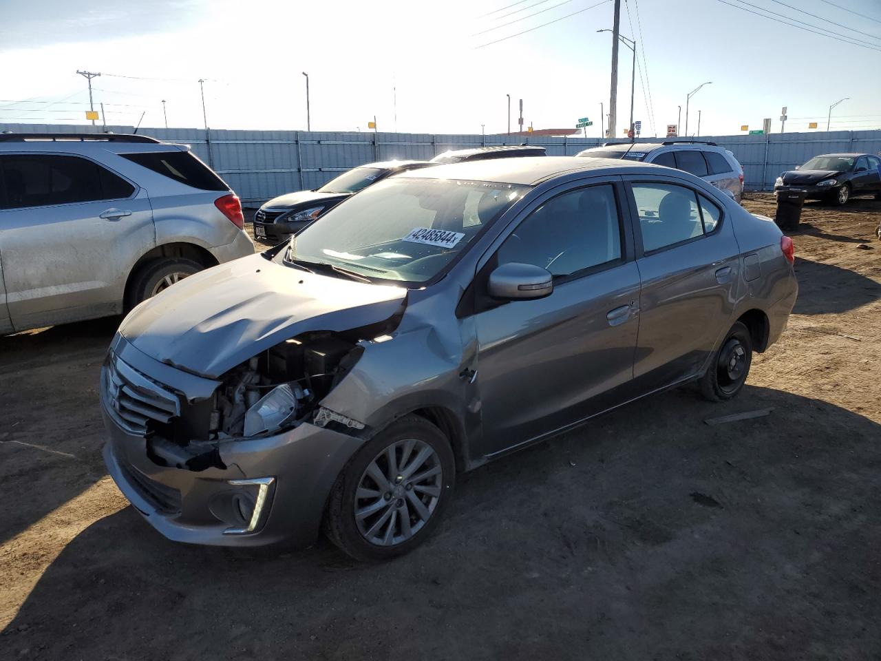 mitsubishi mirage 2017 ml32f4fj9hh004109