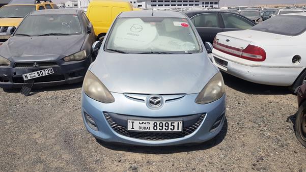 mazda 2 2013 mm7de3hy3dw244781