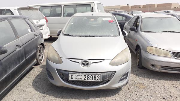 mazda 2 2012 mm7de3hy9cw180275