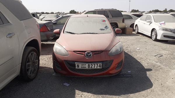 mazda 2 2012 mm7de3hyxcw204065