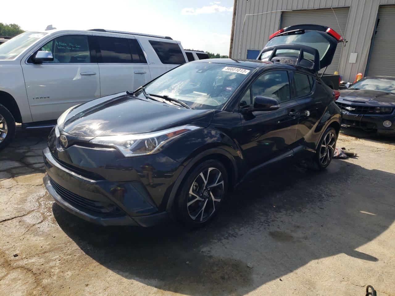 toyota c-hr xle 2018 nmtkhmbx1jr013923