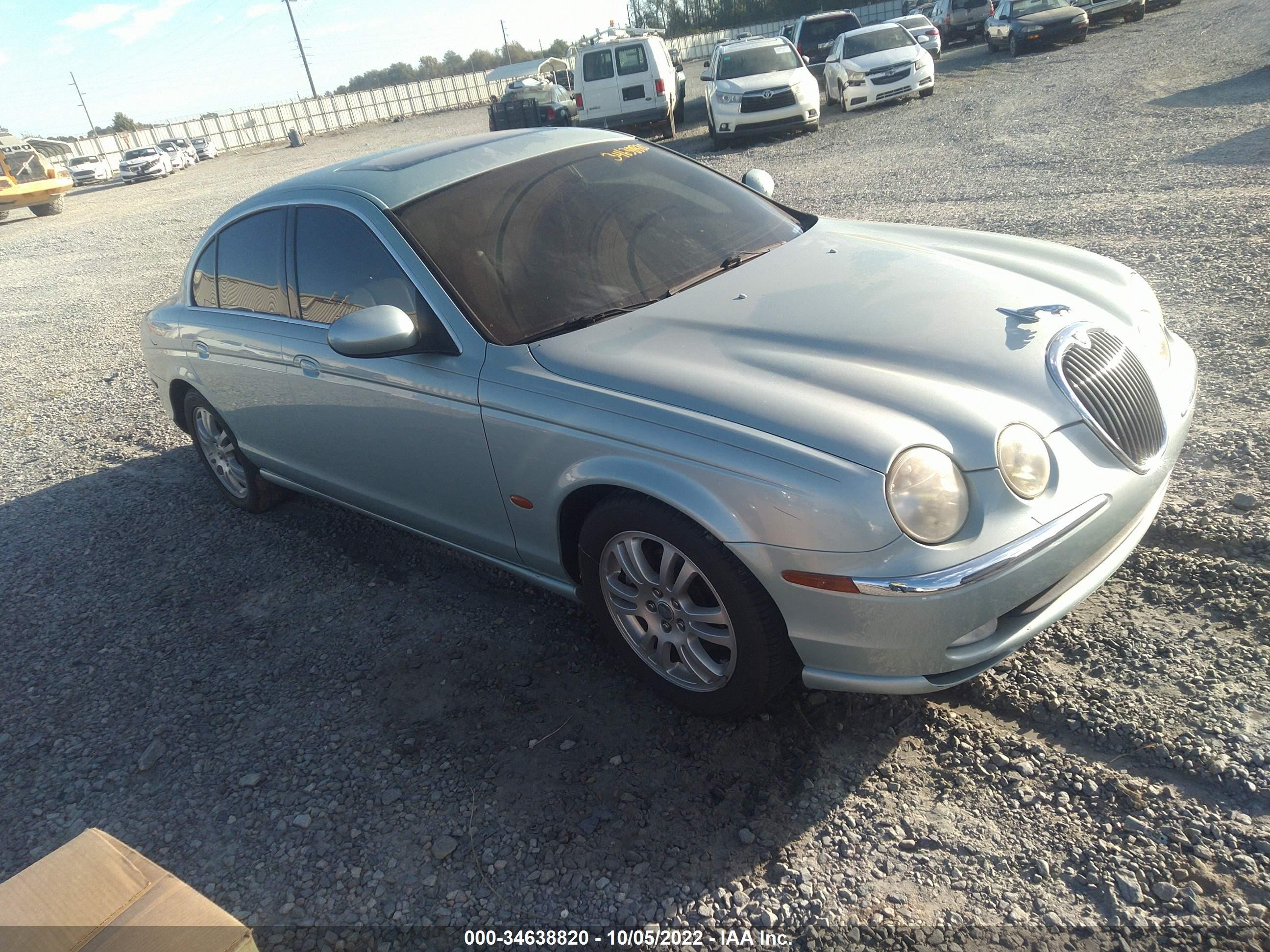 jaguar s-type 2003 sajea01u93hm54307