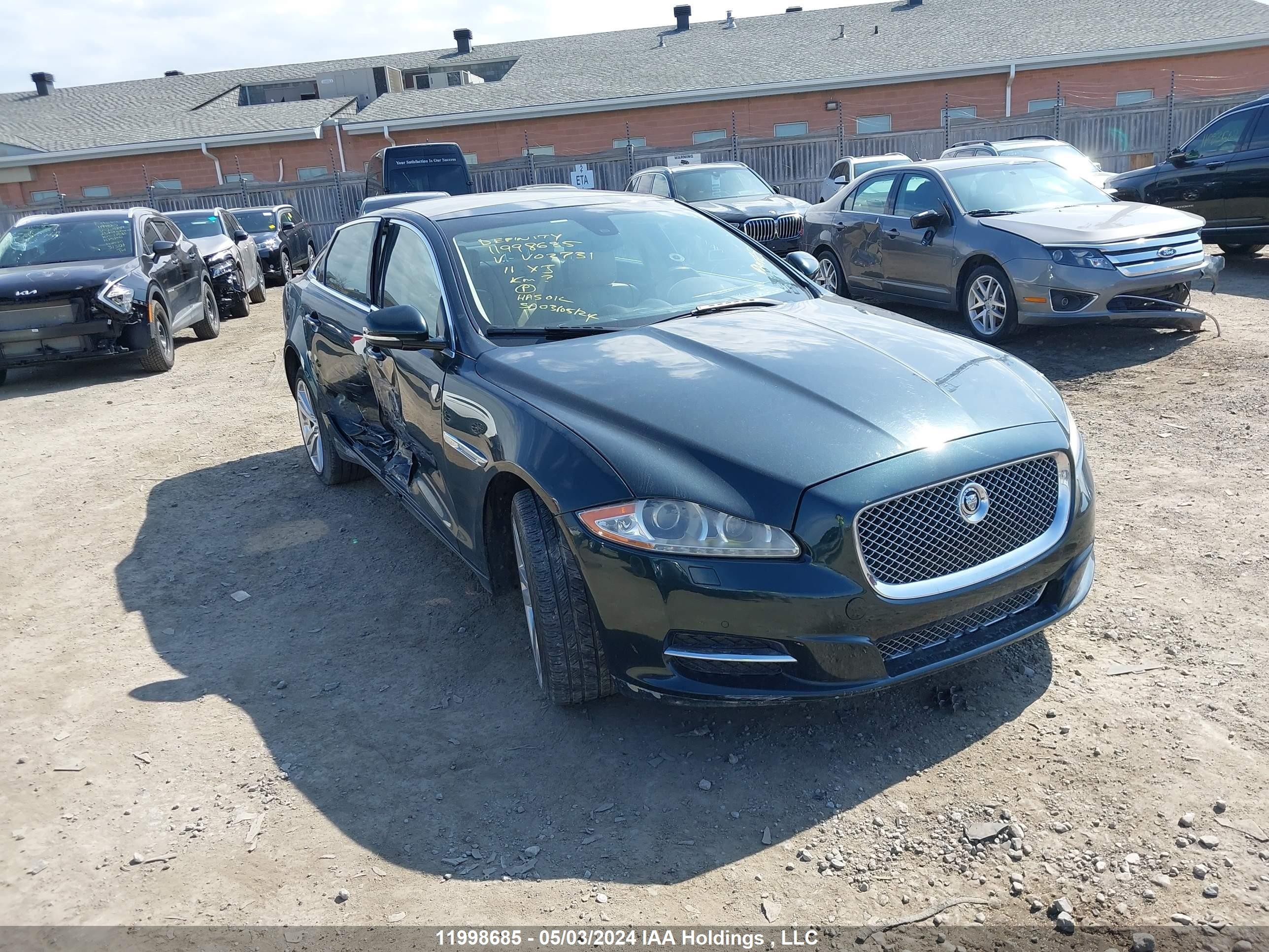 jaguar xj 2011 sajxa1cb3blv02731