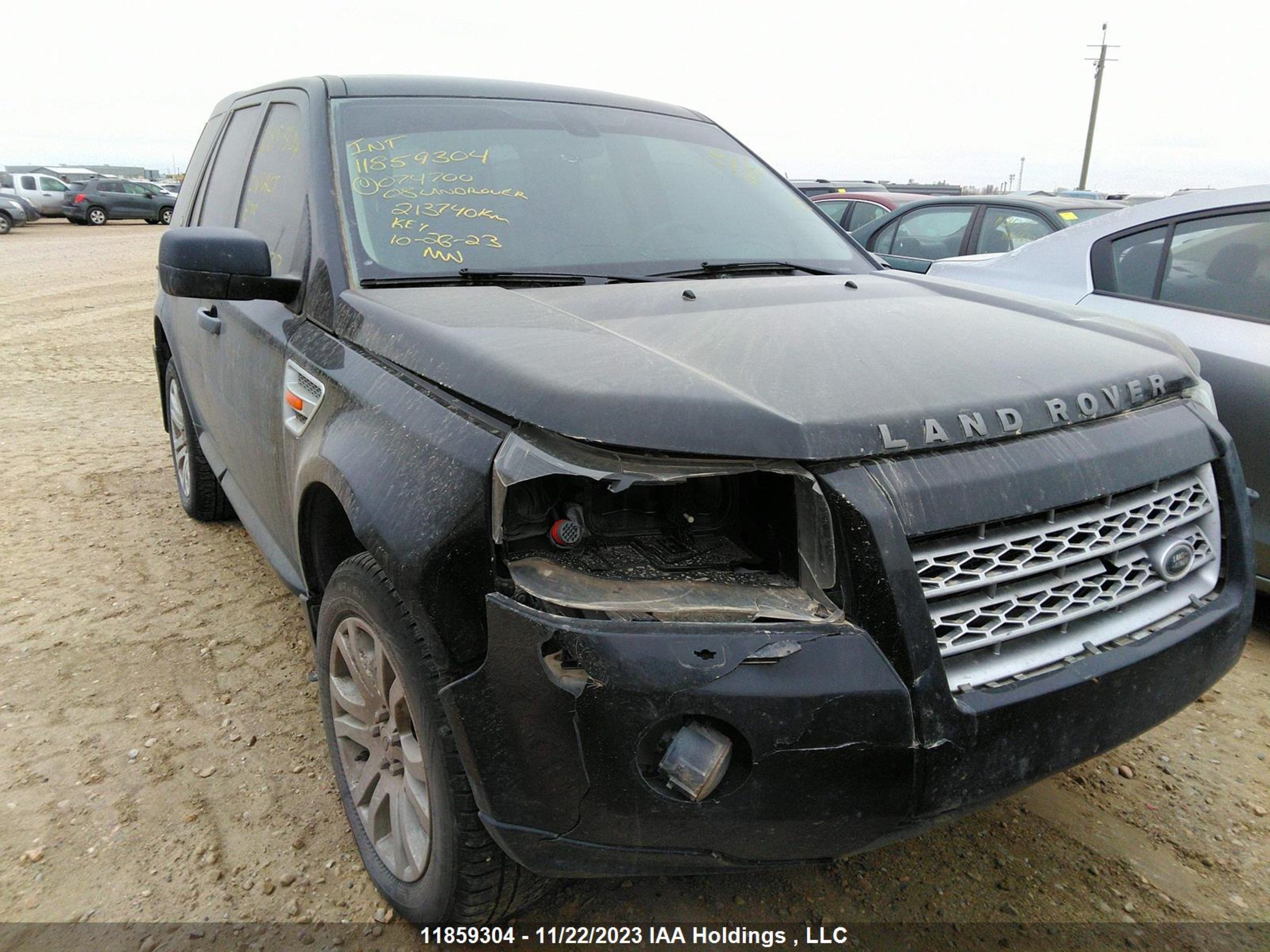 land rover lr2 2008 salfp24n48h074700