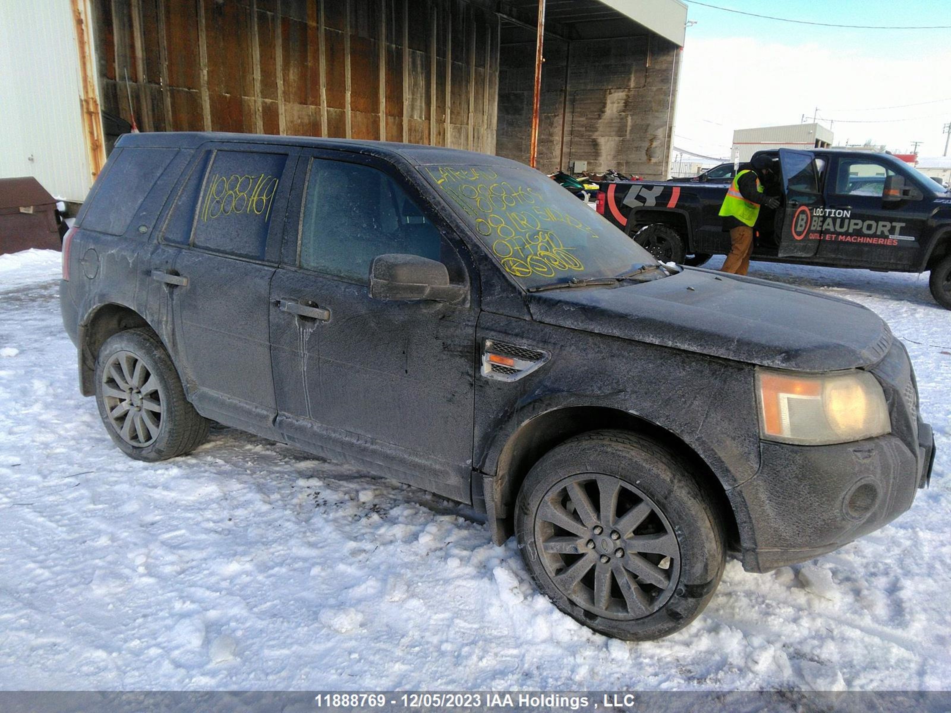 land rover lr2 2008 salfr24n78h077892