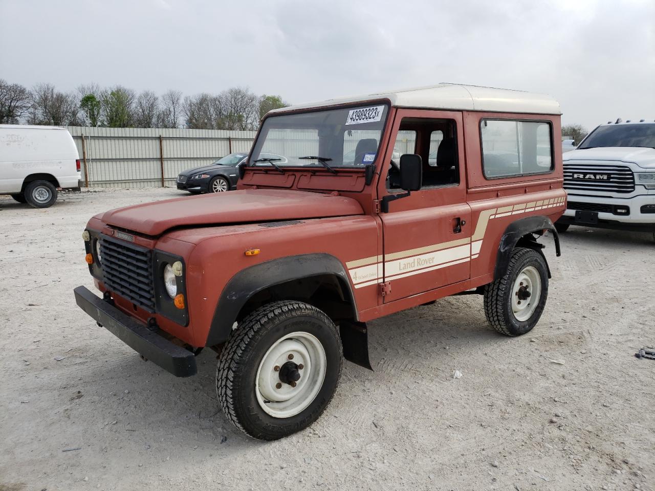 land-rover range rover 1986 salldvac8aa251187