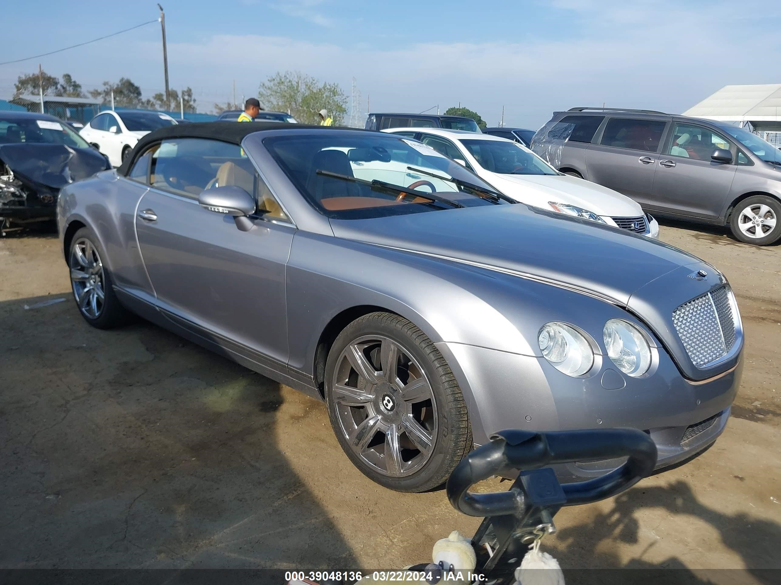 bentley continental gt 2007 scbdr33w57c046184