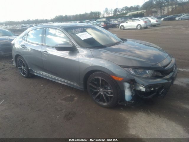 honda civic hatchback 2021 shhfk7g41mu213678