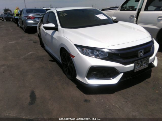 honda civic hatchback 2017 shhfk7g43hu231573