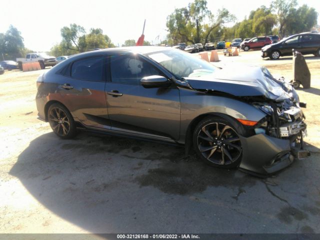 honda civic hatchback 2018 shhfk7g44ju205456