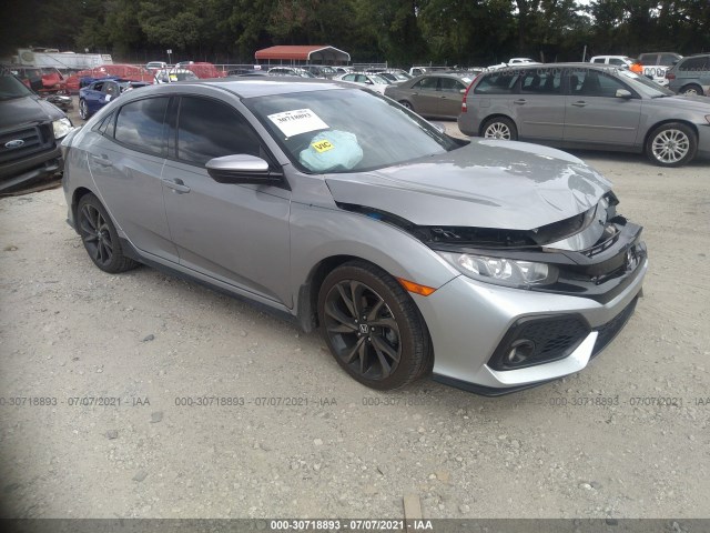 honda civic hatchback 2018 shhfk7g45ju210620