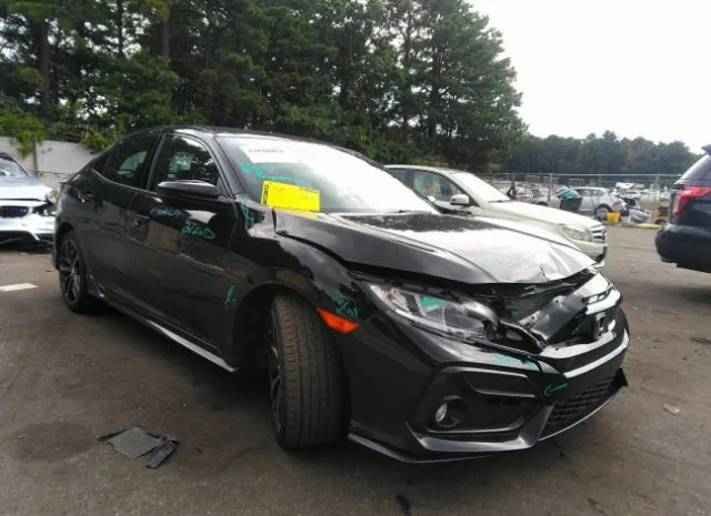 honda civic hatchback 2021 shhfk7g45mu216261