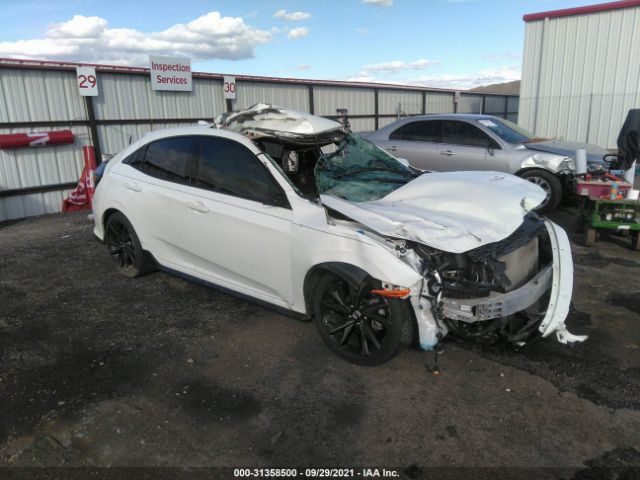 honda civic hatchback 2018 shhfk7g46ju203434