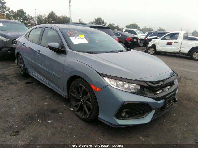 honda civic hatchback 2019 shhfk7g47ku223094