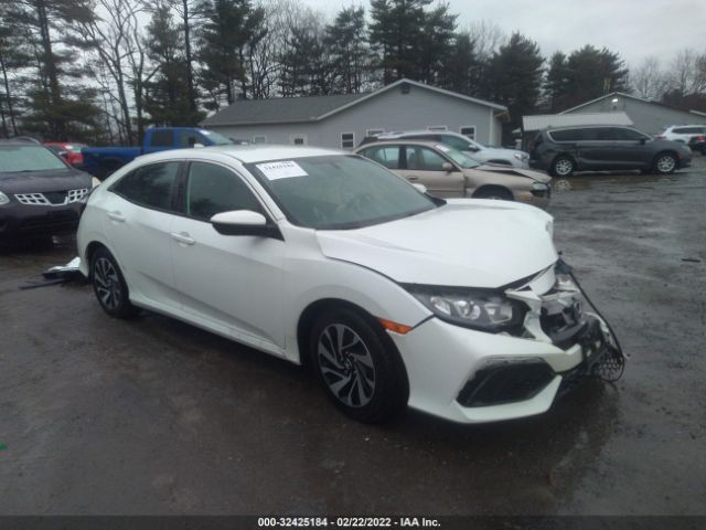 honda civic hatchback 2018 shhfk7h20ju215429