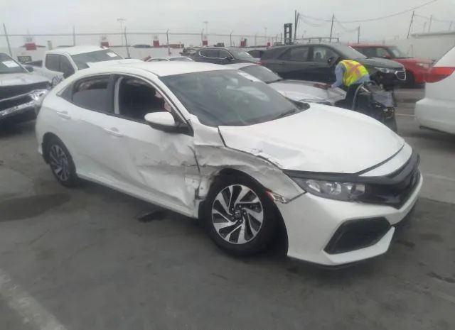 honda civic hatchback 2018 shhfk7h25ju420261