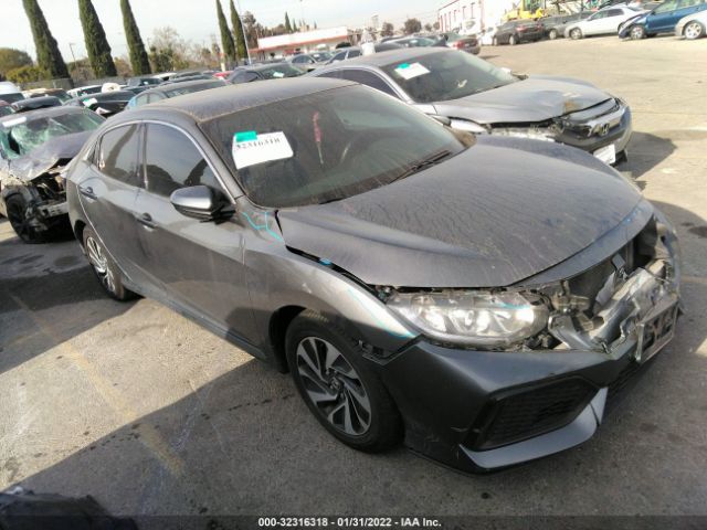 honda civic hatchback 2017 shhfk7h26hu410249