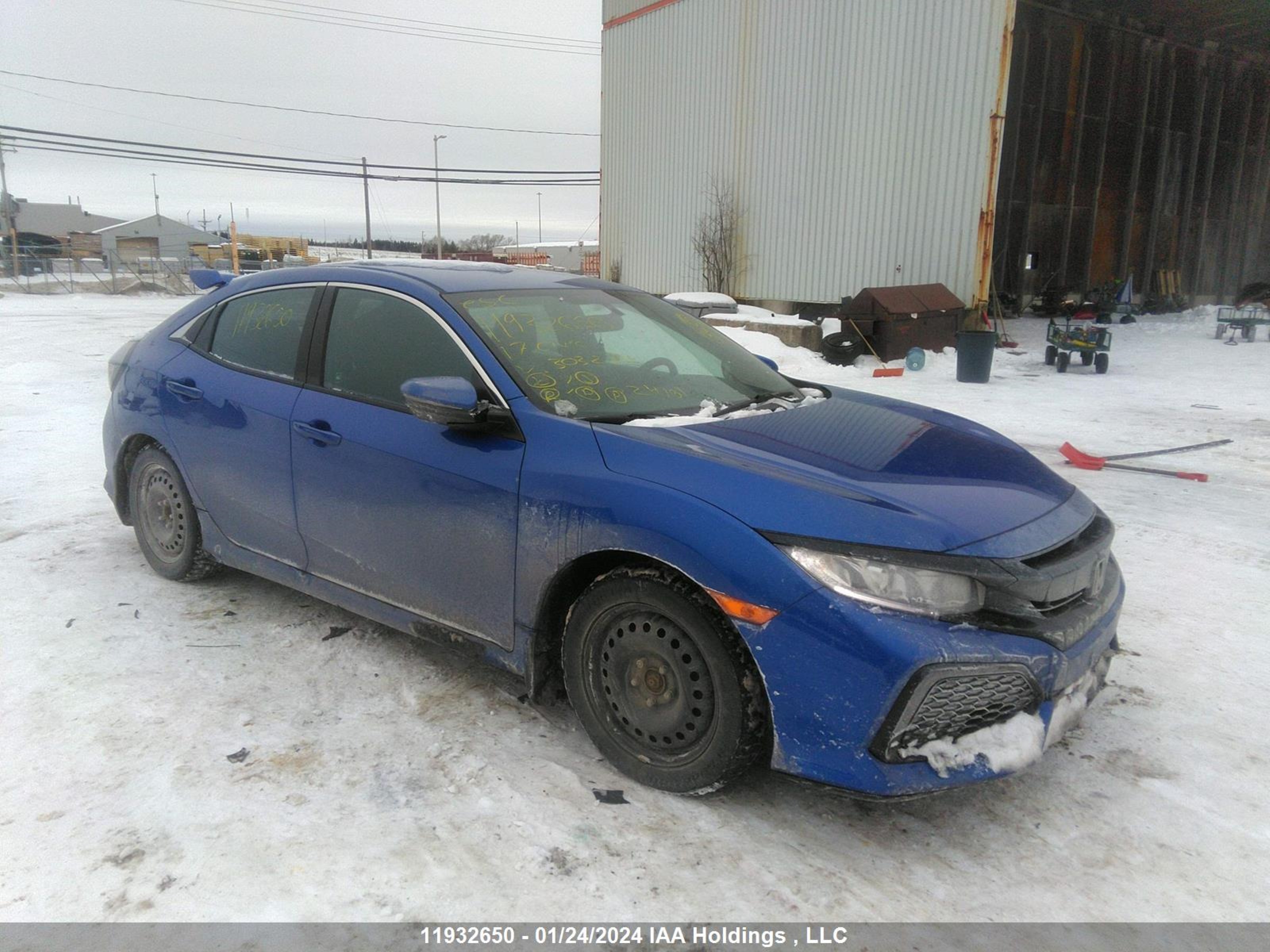 honda civic 2017 shhfk7h27hu303274