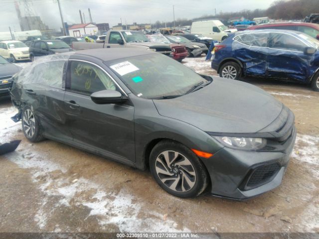 honda civic hatchback 2018 shhfk7h29ju201349