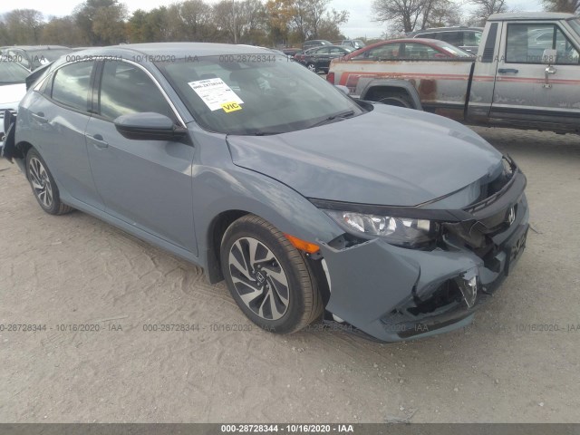 honda civic hatchback 2019 shhfk7h30ku219460