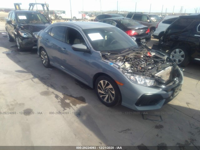 honda civic hatchback 2019 shhfk7h31ku217586