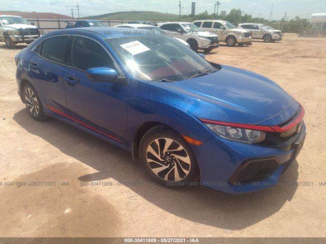 honda civic hatchback 2019 shhfk7h37ku227961