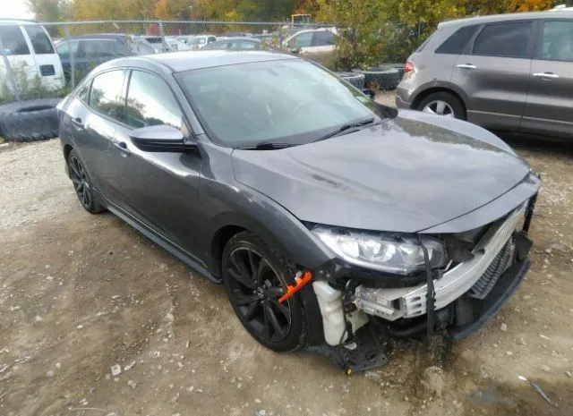 honda civic hatchback 2018 shhfk7h40ju410044