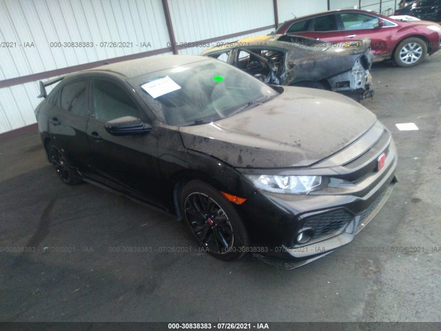 honda civic hatchback 2018 shhfk7h40ju417186