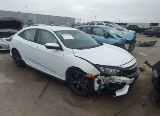 honda civic hatchback 2019 shhfk7h40ku220679