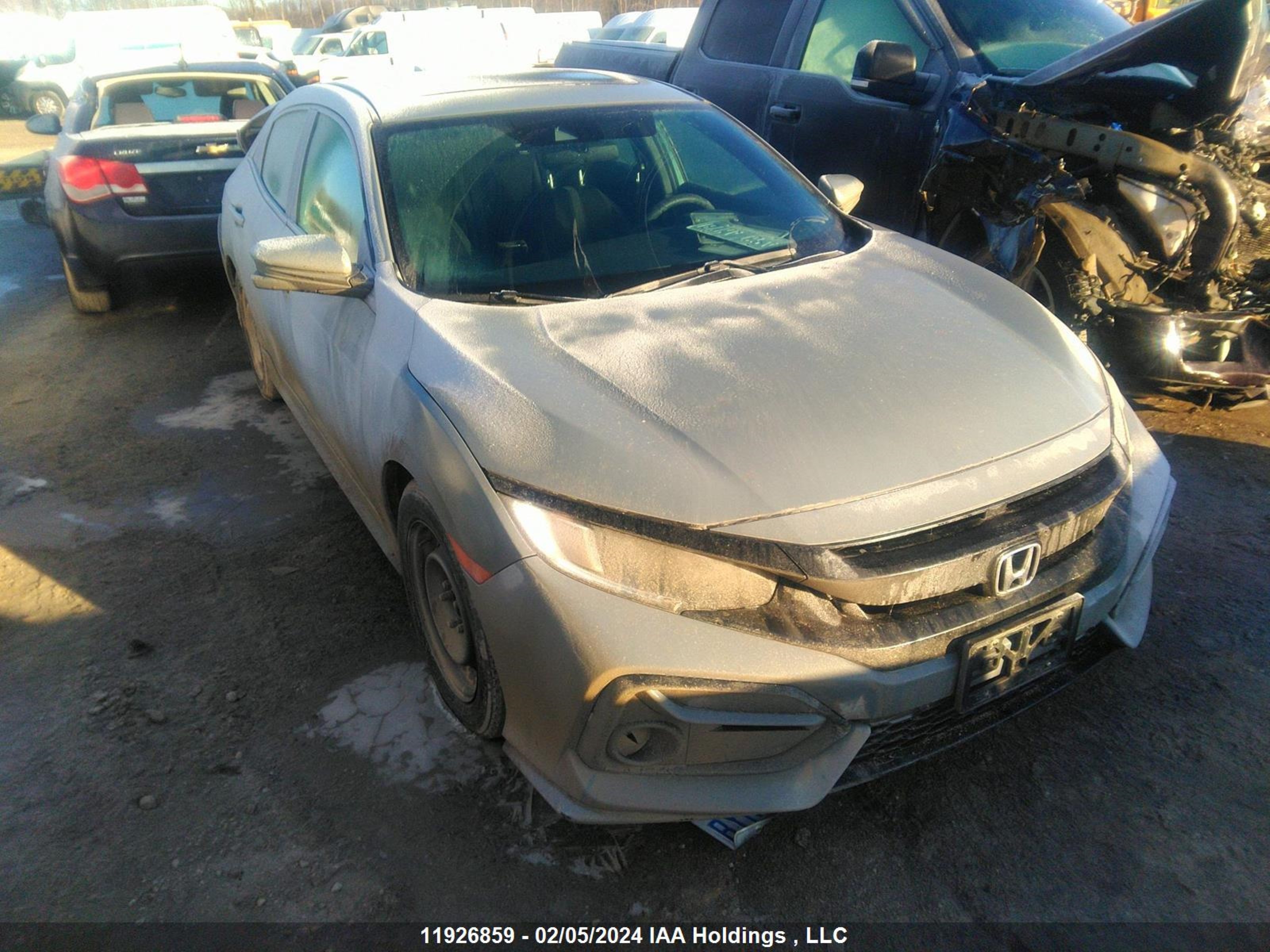 honda civic 2020 shhfk7h40lu301246