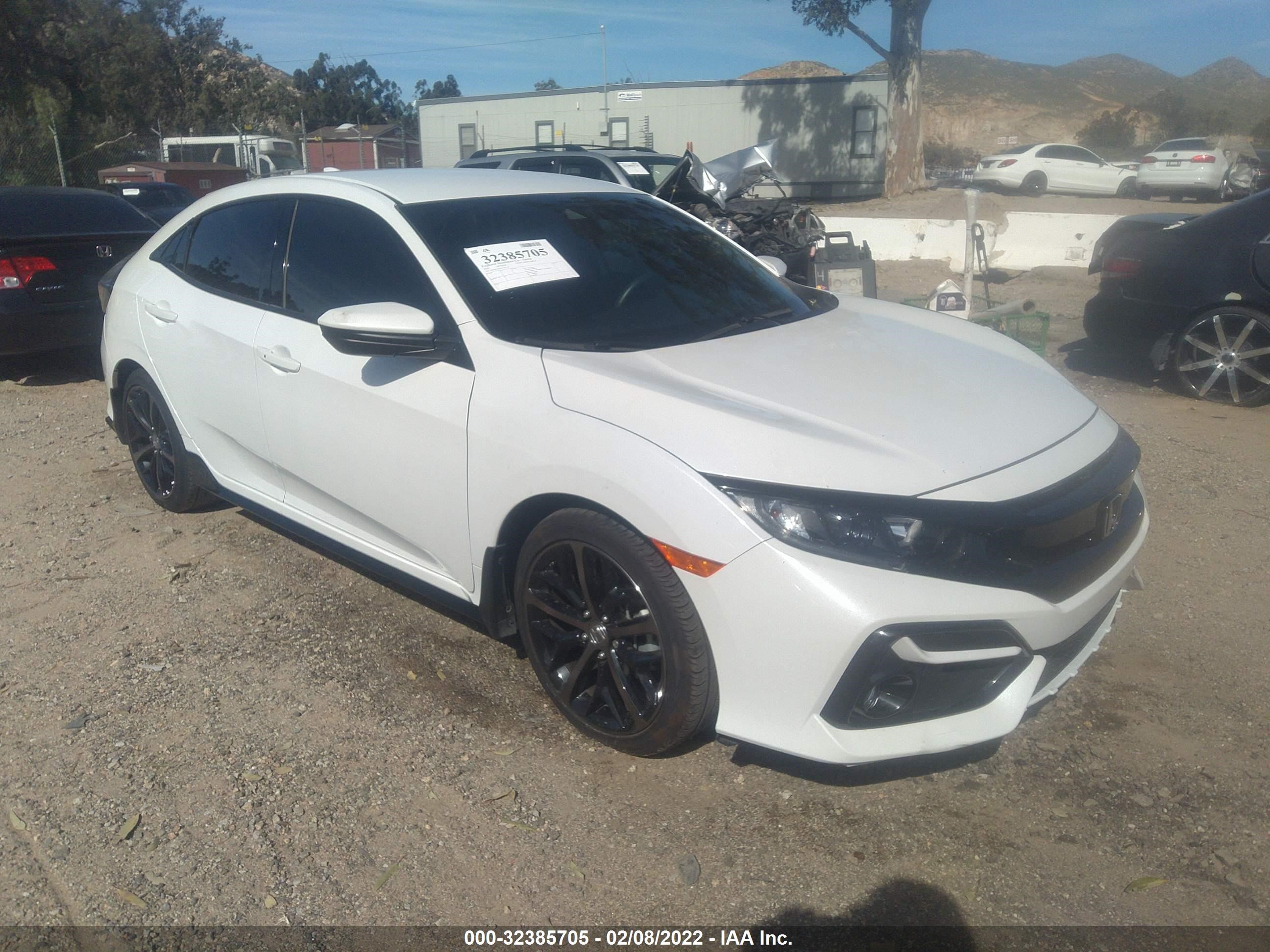 honda civic 2020 shhfk7h40lu421189