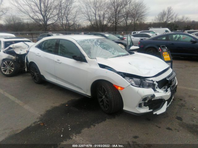 honda civic hatchback 2021 shhfk7h40mu426054