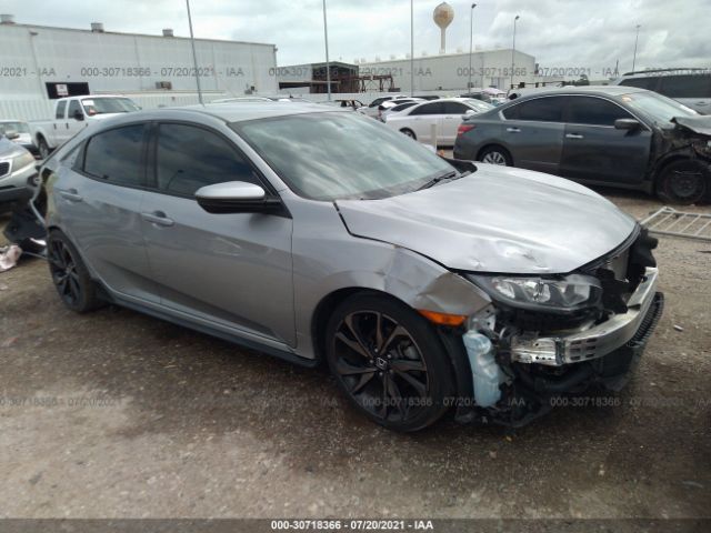 honda civic hatchback 2018 shhfk7h41ju221600