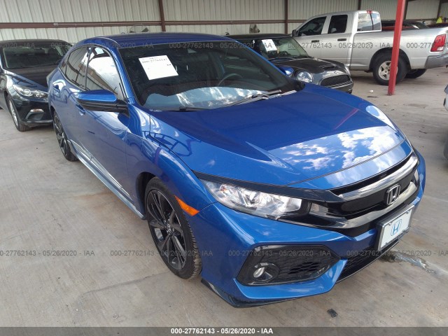 honda civic hatchback 2019 shhfk7h41ku202532