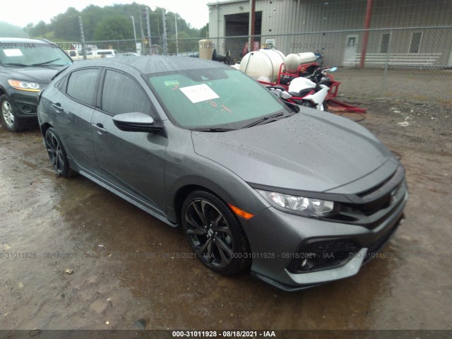 honda civic hatchback 2019 shhfk7h41ku420258