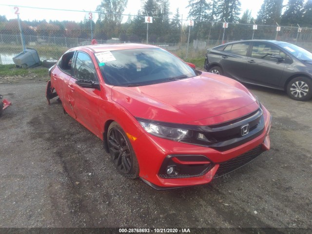 honda civic hatchback 2020 shhfk7h41lu417958